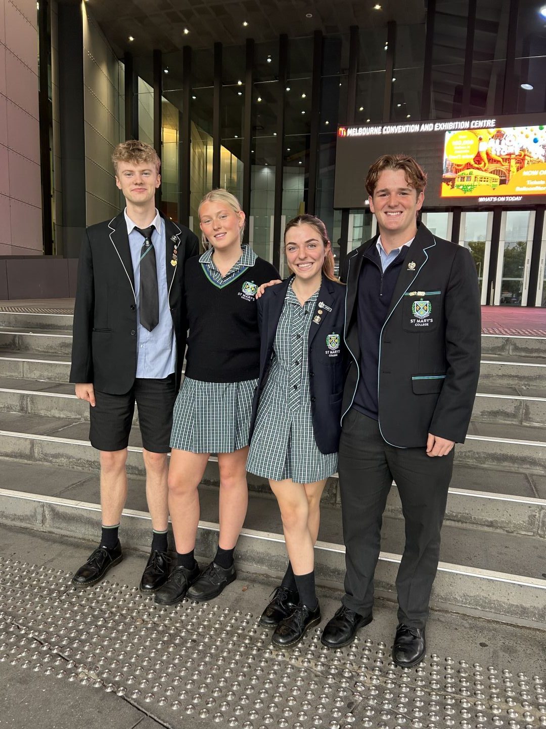 Hugo Boddington, Stella Ligudzinski, Maya Taifernopoulos and Jack Prentice-Evans